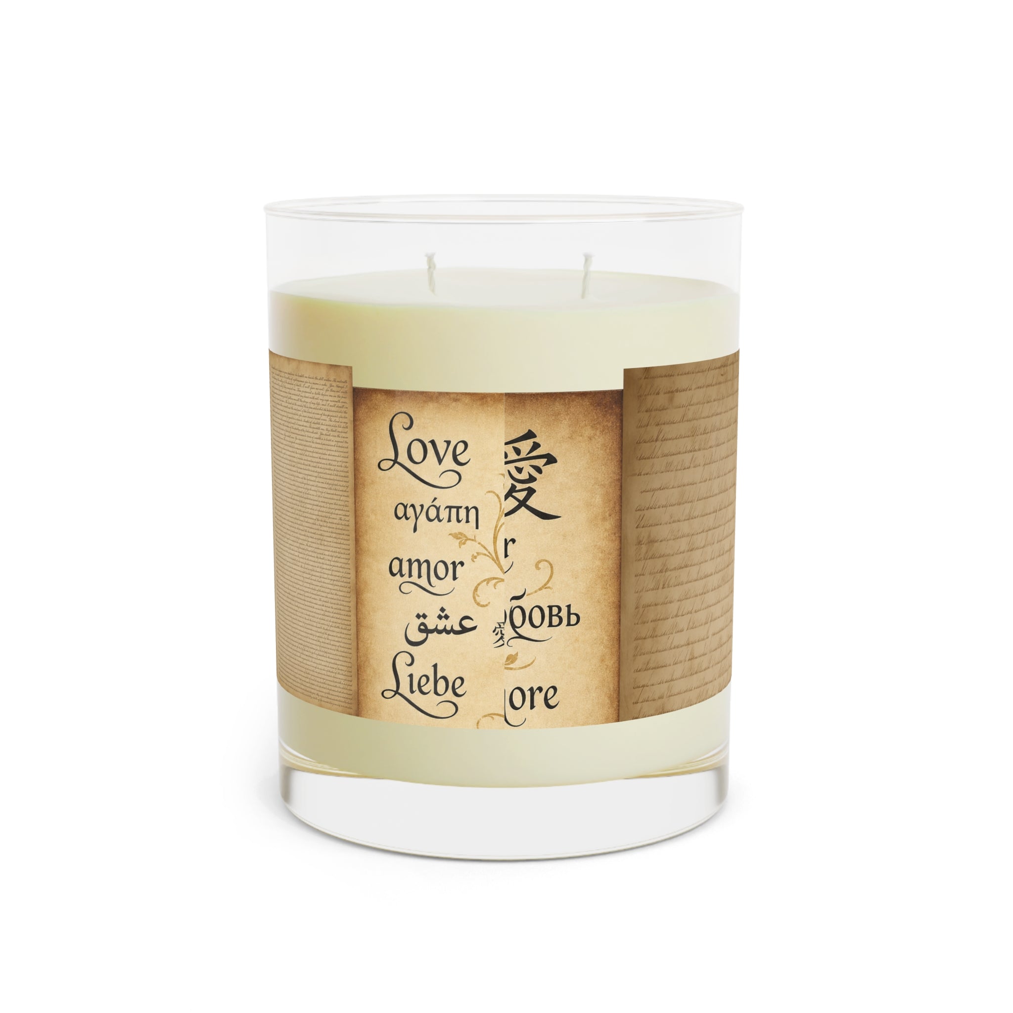Luxury Full Glass Scented Candle, 11oz — Reserve Blend