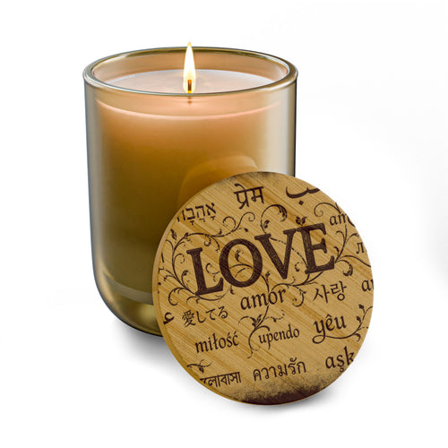 Engraved Luxury Soy Candle, 14oz — Signature Scent
