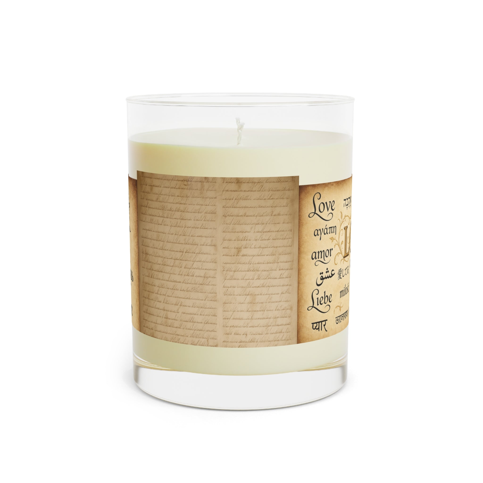 Luxury Full Glass Scented Candle, 11oz — Reserve Blend