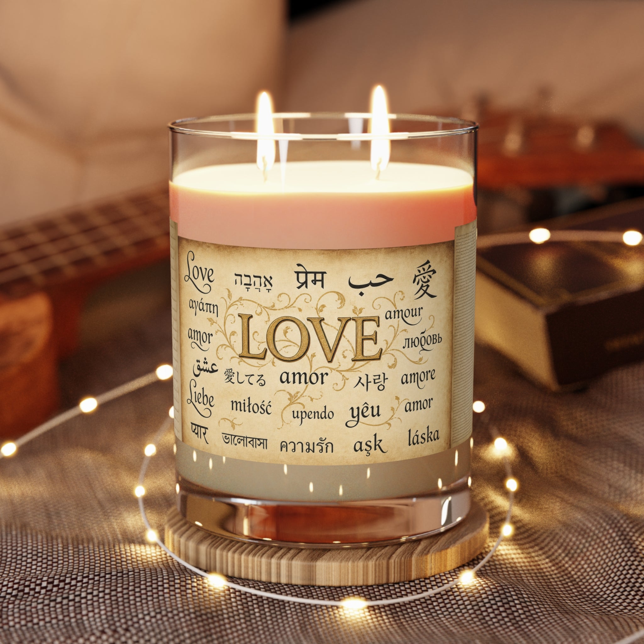 Luxury Full Glass Scented Candle, 11oz — Reserve Blend