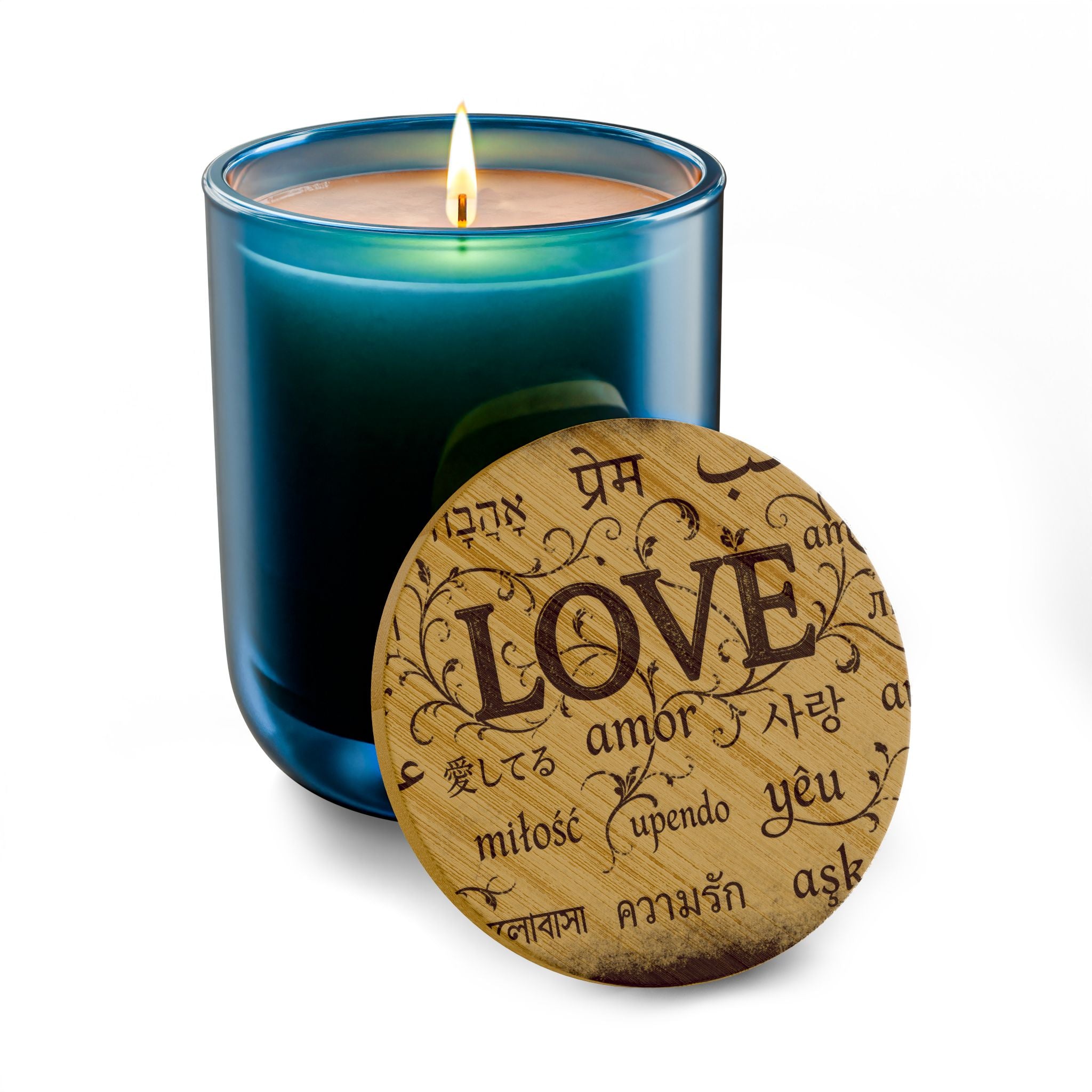 Engraved Luxury Soy Candle, 14oz — Signature Scent