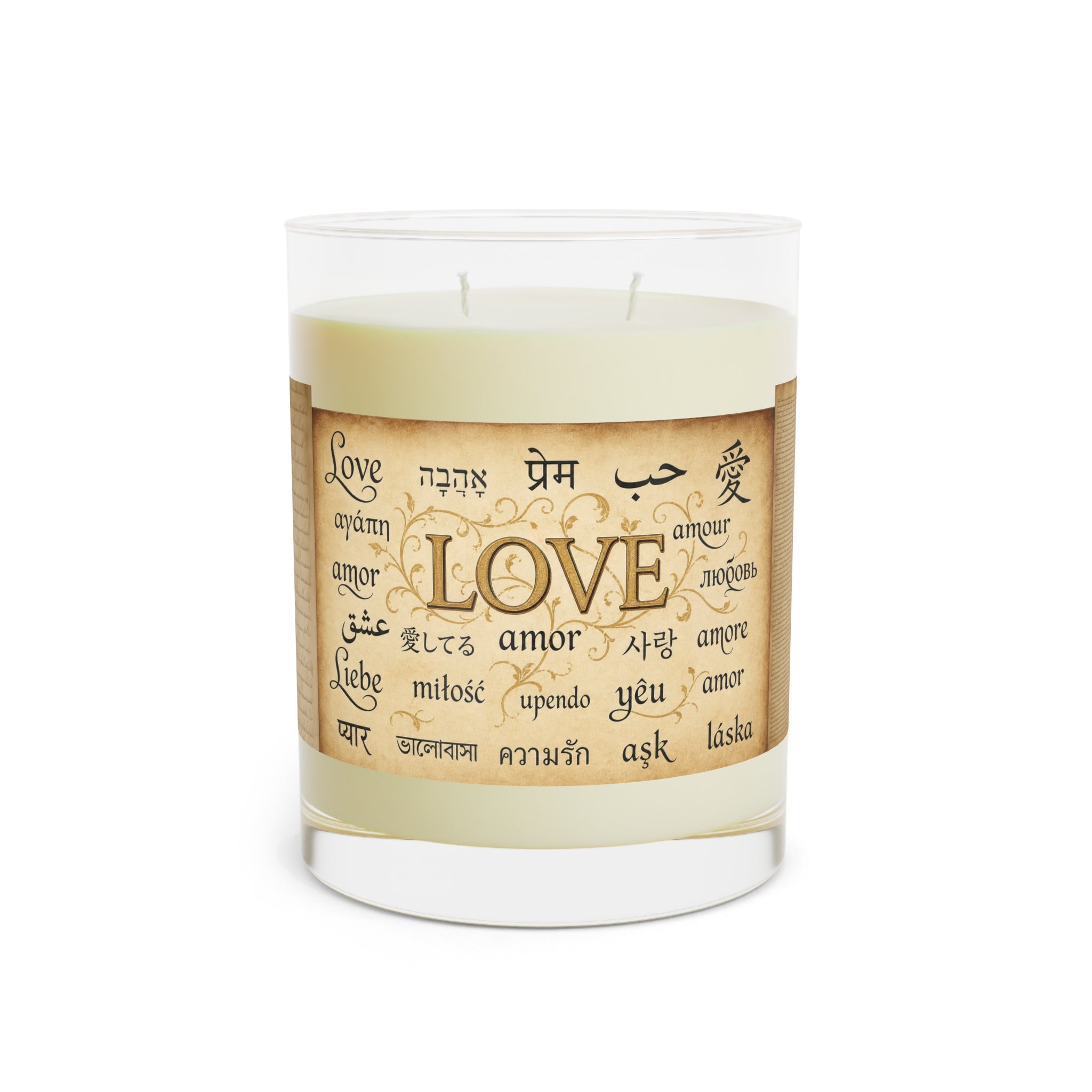 Luxury Full Glass Scented Candle, 11oz — Reserve Blend